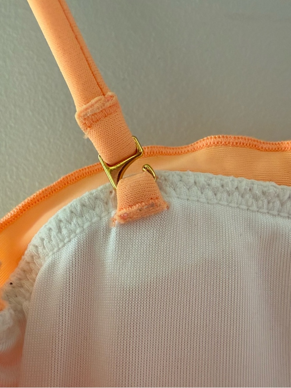 Victorias Secret Peach Ruffled Bikini Set M/L - Picture 8 of 8